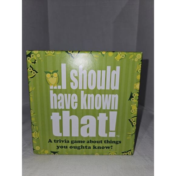 I Should Have Known That! Trivia Game About Things You Oughta Know 440 Questions - Picture 1 of 4